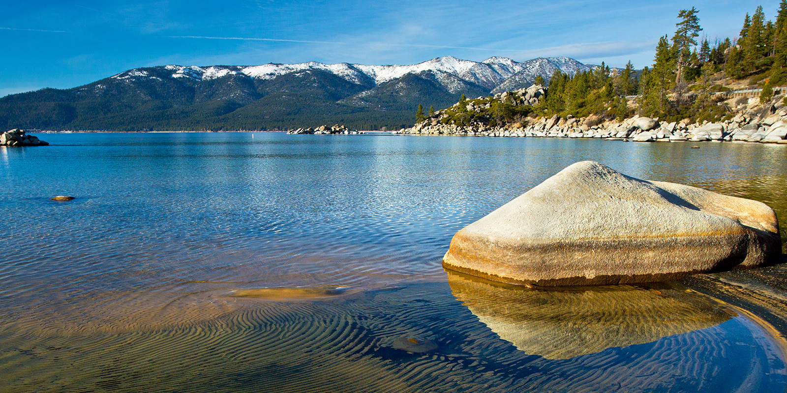 Lake Tahoe, Shoreline